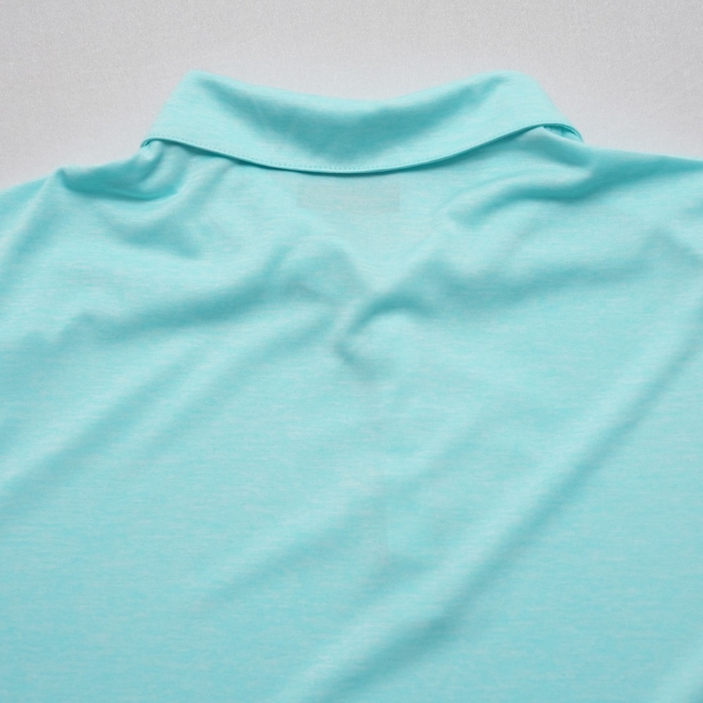 Alfani Polo Shirt Mens XL Blue Stretch Short Sleeve Space Dye Performance - Picture 10 of 10